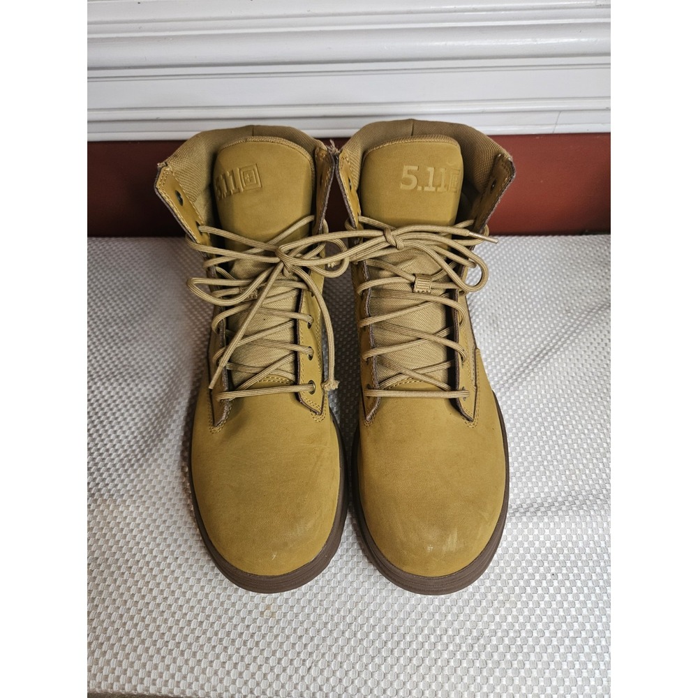 5.11 Tactical Caliber 6" Boots Tan Suede Men's Size 13 R Style 12484 Coyote